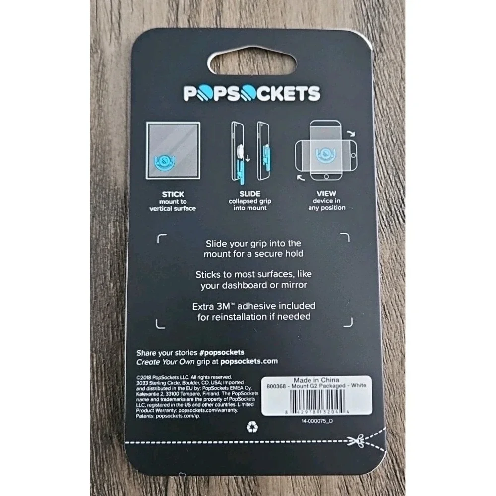 THREE PopSockets Mount, Cactus Pot Popgrip & Llamacorn Poptop